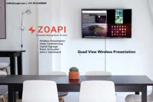 Zoapi Quad view Wireless Presentation
