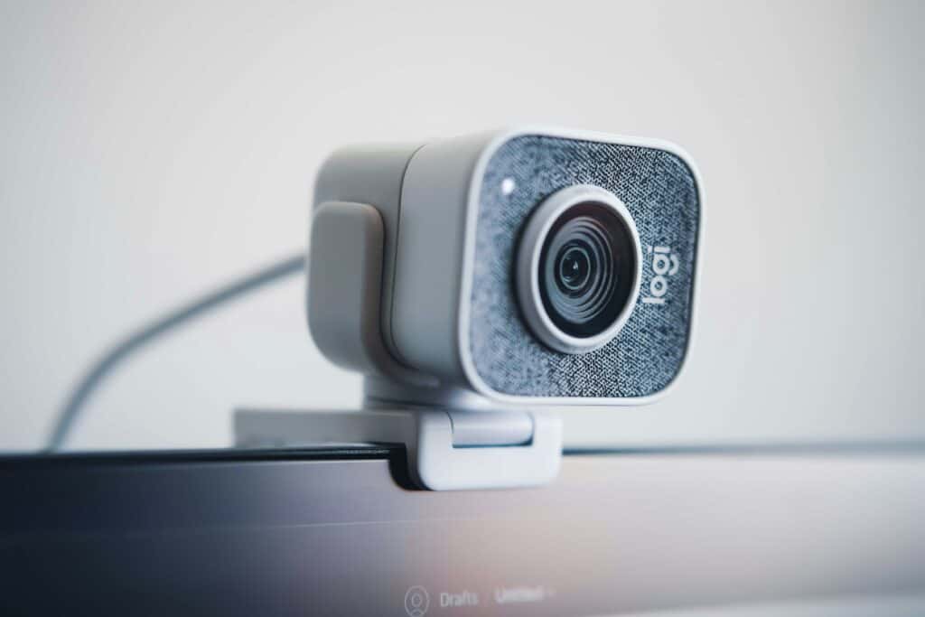webcam used for video conferencing